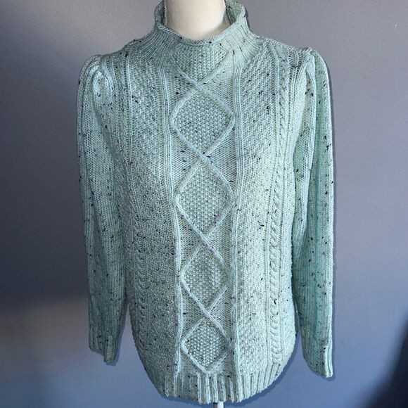 Talbots Sweaters - Talbots Cable Knit Tweed Sweater!